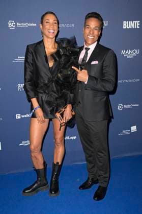Annabelle Mandeng und Patrick Dewayne bei der Verleihung des Deutschen Schauspielpreises 2024 im Club Theater Berlin. Berlin, 13.09.2024