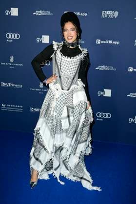 Tua El-Fawwal bei der Verleihung des Deutschen Schauspielpreises 2024 im Club Theater Berlin. Berlin, 13.09.2024