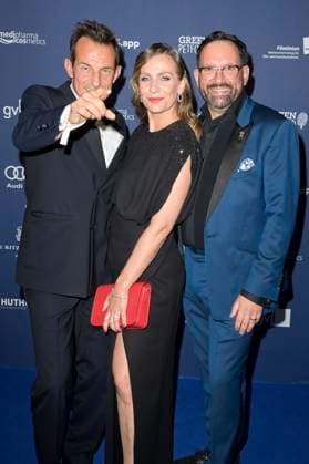 Hans-Werner Meyer, Nadine Heidenreich und Christian Senger bei der Verleihung des Deutschen Schauspielpreises 2024 im Club Theater Berlin. Berlin, 13.09.2024