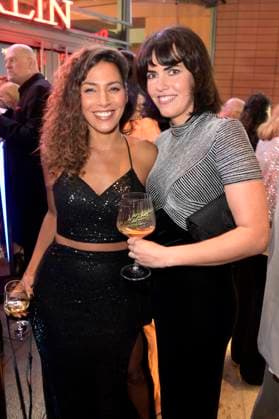 Amy Mußul und Anna Schütz bei der Verleihung des Deutschen Schauspielpreises 2024 im Club Theater Berlin. Berlin, 13.09.2024