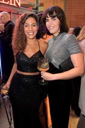 Amy Mußul und Anna Schütz bei der Verleihung des Deutschen Schauspielpreises 2024 im Club Theater Berlin. Berlin, 13.09.2024