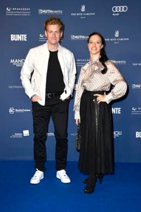 Johannes Heinrichs und Nadja Jo Klapper bei der Verleihung des Deutschen Schauspielpreises 2024 im Club Theater Berlin. Berlin, 13.09.2024