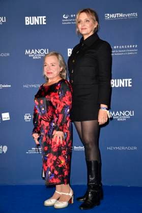 Christine Urspruch und Laura Tonke bei der Verleihung des Deutschen Schauspielpreises 2024 im Club Theater Berlin. Berlin, 13.09.2024