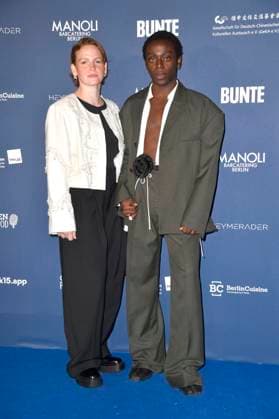 Eva Maria Jost und Benny Opoku-Arthur bei der Verleihung des Deutschen Schauspielpreises 2024 im Club Theater Berlin. Berlin, 13.09.2024