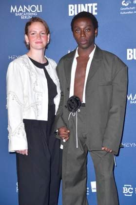 Eva Maria Jost und Benny Opoku-Arthur bei der Verleihung des Deutschen Schauspielpreises 2024 im Club Theater Berlin. Berlin, 13.09.2024