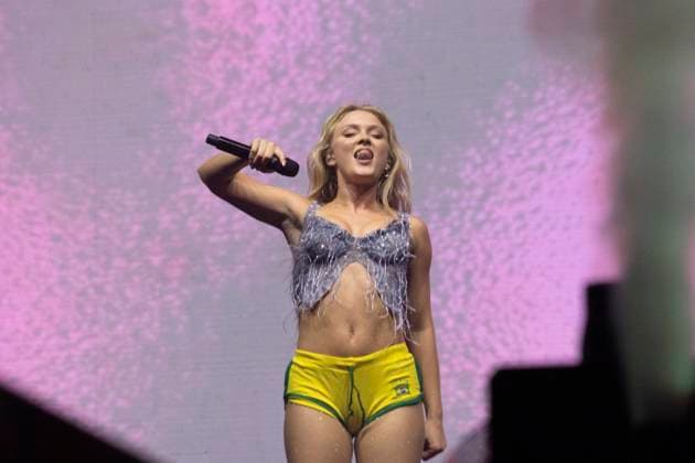 Entertainment Themen der Woche KW37 Entertainment Bilder des Tages , - 14.09.2024: ROCK IN RIO 40 2024 - Zara Larsson performed on the second day of the world stage at Rock In Rio 2024. x2612714x  CarlosxEliasxJunior