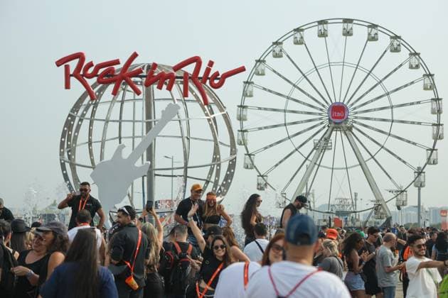 Entertainment Themen der Woche KW37 , - 14.09.2024: ROCK IN RIO 40 2024 - Arrival of the public at Cidade do Rock this Saturday (14), second day of Rock in Rio 2024. x2612858x  LorandoxLabbe