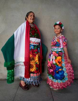 Mexicans And Tourists Get Ready For The Grito De Independencia Of Mexico This September 15 Feliciana Hernandez Bautista, a designer from the indigenous community of Ahuiran, Paracho, Michoacan, with her granddaughter, in Mexico City, Mexico, on September 14, 2024, wears items from the region ahead of the Grito de Independencia de Mexico to be held on September 15 in the capital s Zocalo, headed by Mexican President Andres Manuel Lopez Obrador. Mexico City Mexico City Mexico Copyright: xGerardoxVieyrax originalFilename: vieyra-notitle240914_npH0q.jpg