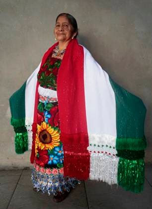 Mexicans And Tourists Get Ready For The Grito De Independencia Of Mexico This September 15 Feliciana Hernandez Bautista, a designer from the indigenous community of Ahuiran, Paracho, Michoacan, in Mexico City, Mexico, on September 14, 2024, uses items from the region prior to the Grito de Independencia de Mexico that takes place on September 15 in the Zocalo of the capital, headed by the president of Mexico, Andres Manuel Lopez Obrador. Mexico City Mexico City Mexico Copyright: xGerardoxVieyrax originalFilename: vieyra-notitle240914_npiVe.jpg