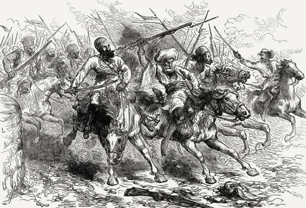Meuterer während der indischen Meuterei, 1857 1858 Mutineers during the Indian Mutiny, 1857- 1858 Copyright: imageBROKER Heinz-DieterxFalkens iblhfa11381600.jpg