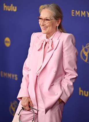 Meryl Streep arrives for the 76th annual Primetime Emmy Awards at the Peacock Theater in Los Angeles on Sunday, September 15, 2024.  LAP202409150641 CHRISxCHEW