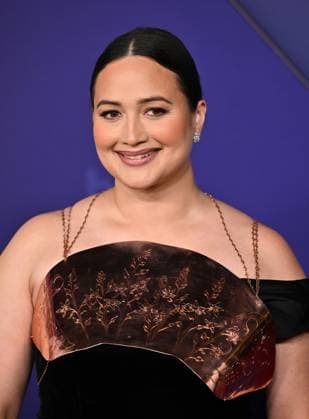 Lily Gladstone arrives for the 76th annual Primetime Emmy Awards at the Peacock Theater in Los Angeles on Sunday, September 15, 2024.  LAP202409150647 CHRISxCHEW