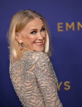 Catherine O Hara arrives for the 76th annual Primetime Emmy Awards at the Peacock Theater in Los Angeles on Sunday, September 15, 2024.  LAP202409150653 CHRISxCHEW