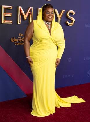 Da Vine Joy Randolph arrives for the 76th annual Primetime Emmy Awards at the Peacock Theater in Los Angeles on Sunday, September 15, 2024.  LAP2024091502010 ALEXxGALLARDO