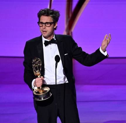 Director Christopher Storer accepts the Outstanding Directing For A Comedy Series award for The Bear onstage during the 76th annual Primetime Emmy Awards at the Peacock Theater in Los Angeles on Sunday, September 15, 2024.  LAP20240915104 JIMxRUYMEN