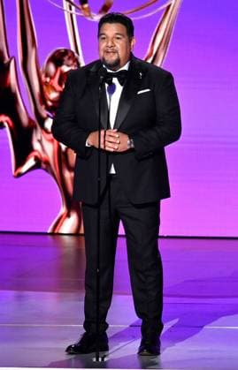 Cris Abrego, Television Academy Chair appears onstage during the 76th annual Primetime Emmy Awards at the Peacock Theater in Los Angeles on Sunday, September 15, 2024.  LAP20240915114 JIMxRUYMEN