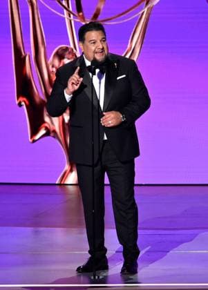 Cris Abrego, Television Academy Chair appears onstage during the 76th annual Primetime Emmy Awards at the Peacock Theater in Los Angeles on Sunday, September 15, 2024.  LAP20240915116 JIMxRUYMEN