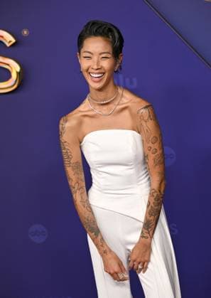 Kristen Kish arrives for the 76th annual Primetime Emmy Awards at the Peacock Theater in Los Angeles on Sunday, September 15, 2024.  LAP202409150781 CHRISxCHEW