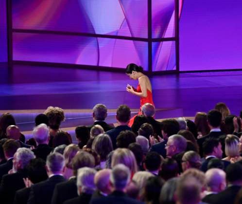 Anna Sawai accepts the Outstanding Lead Actress in a Drama Series award for Sh?gun onstage during the 76th annual Primetime Emmy Awards at the Peacock Theater in Los Angeles on Sunday, September 15, 2024.  LAP2024091504005 JIMxRUYMEN