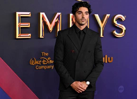 Taylor Zakhar Perez arrives for the 76th annual Primetime Emmy Awards at the Peacock Theater in Los Angeles on Sunday, September 15, 2024.  LAP202409150346 ALEXxGALLARDO
