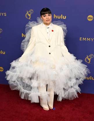 Devery Jacobs arrives for the 76th annual Primetime Emmy Awards at the Peacock Theater in Los Angeles on Sunday, September 15, 2024.  LAP202409150349 ALEXxGALLARDO