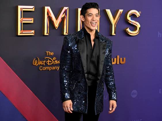 Christopher Chung arrives for the 76th annual Primetime Emmy Awards at the Peacock Theater in Los Angeles on Sunday, September 15, 2024.  LAP202409150394 ALEXxGALLARDO
