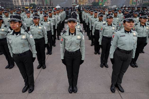 Mexiko, Militärparade zum Unabhängigkeitstag in Mexiko-Stadt Military Civic Parade On The Occasion Of The 214th Anniversary Of The Independence Of Mexico The Military Civic Parade takes place in the Zocalo of Mexico City, Mexico, on September 16, 2024, on the occasion of the 214th Anniversary of the Independence of Mexico, led by Andres Manuel Lopez Obrador, President of Mexico. Mexico City Mexico City Mexico  Copyright: xGerardoxVieyrax originalFilename: vieyra-notitle240916_npOld.jpg
