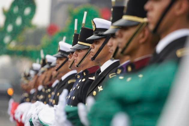 Mexiko, Militärparade zum Unabhängigkeitstag in Mexiko-Stadt Military Civic Parade On The Occasion Of The 214th Anniversary Of The Independence Of Mexico The Military Civic Parade takes place in the Zocalo of Mexico City, Mexico, on September 16, 2024, on the occasion of the 214th Anniversary of the Independence of Mexico, led by Andres Manuel Lopez Obrador, President of Mexico. Mexico City Mexico City Mexico  Copyright: xGerardoxVieyrax originalFilename: vieyra-notitle240916_npUok.jpg