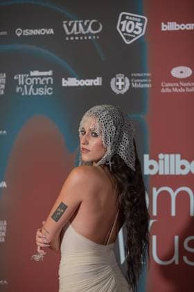 News - Bilboard Music Award, Red Carpet - photocall Gaia Attends Billboard Women In Music Red Carpet Photocall At Teatro Manzoni during Bilboard Music Award, Red Carpet - photocall, News in Milano, Italy, September 16 2024 Milano Teatro Manzoni, Milan Italy Copyright: xLucaxMichelix xLiveMediax LPN_1523506