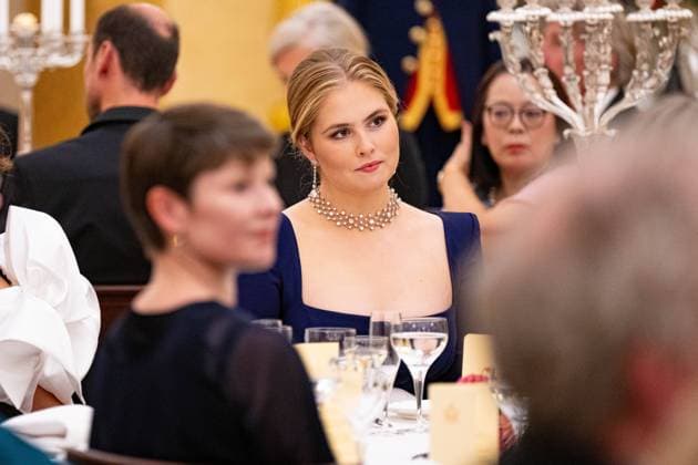 Bilder des Jahres 2024, Entertainment 09 September Entertainment Bilder des Tages 18-09-2024 Dinner Princess Amalia hosting a dinner for the Members of the Council of State, Raad van State, at palace Noordeinde in The Hague. Â  Copyright: xPPEx