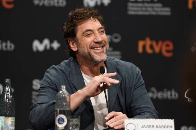 Javier Bardem bei der Pressekonferenz zur Verleihung des Donostia Award auf dem 72. Internationalen Filmfestival San Sebastian Festival Internacional de Cine de San Sebastian im Kursaal. San Sebastian, 20.09.2024