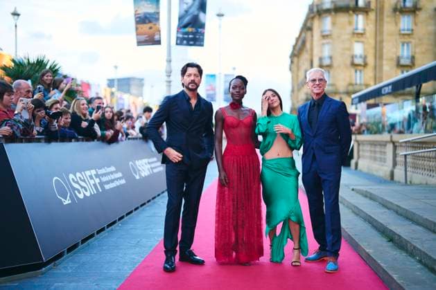 72nd San Sebastian International Film Festival: The Wild Robot Red Carpet Macarena Garcia, Alvaro Morte, Chris Sanders, Lupita Nyong o attended The Wild Robot Red Carpet during 72nd San Sebastian International Film Festival at Victoria Eugenia Theatre on September 22, 2024 in Donostia San Sebastian, Spain Photo by IMAGO MPG Donostia San Sebastian Victoria Eugenia Theatre Euskadi Spain  Copyright: xMPGx