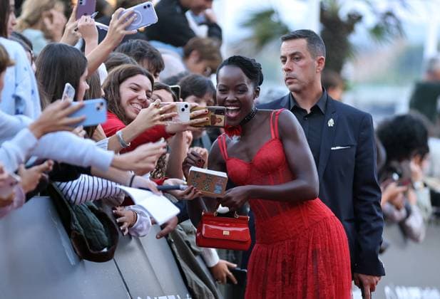 Bilder des Jahres 2024, Entertainment 09 September Entertainment Bilder des Tages The wild Robot red carpet at the San Sebastian Film Festival Lupita Nyong o during the red carpet of The wild Robot at the San Sebastian Film Festival, 22nd of CINEMA PREMIERE PEOPLE Raú San Sebastian San Sebastian San Sebastian Espana  Copyright: xRaulxTerrelx 6228704