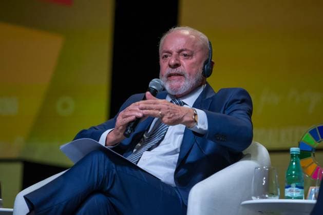 September 23, 2024, Nova York, Ny, USA: Brazilian President Luiz InoÂ¡cio Lula da Silva during the annual Goalkeepers Awards ceremony, organized by the Bill and Melinda Gates Foundation in New York, United States, on Monday, 23. Nova York USA - ZUMAc233 20240923_zsp_c233_004 Copyright: xVanessaxCarvalhox