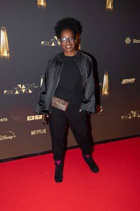 Shary REEVE, Moderatorin, Roter Teppich, Red Carpet Show, Ankunft, arrival, Verleihung des Deutschen Fernsehpreises, Die Nacht der Kreativen - Der Deutsche Fernsehpreis 2024, Deutscher Fernsehpreis 2024 in Koeln, am 24.09.2024.