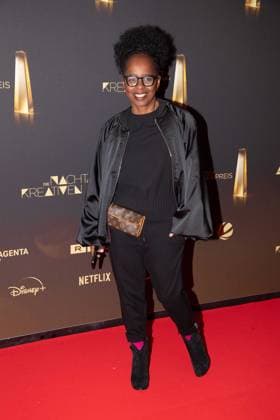 Shary REEVE, Moderatorin, Roter Teppich, Red Carpet Show, Ankunft, arrival, Verleihung des Deutschen Fernsehpreises, Die Nacht der Kreativen - Der Deutsche Fernsehpreis 2024, Deutscher Fernsehpreis 2024 in Koeln, am 24.09.2024.