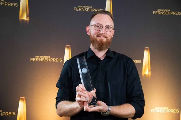 Julian VOGEL, Preistraeger Beste Kamera Unterhaltung Verleihung des Deutschen Fernsehpreises, Die Nacht der Kreativen - Der Deutsche Fernsehpreis 2024, Deutscher Fernsehpreis 2024 in Koeln, am 24.09.2024.
