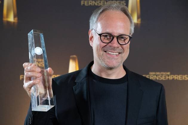 Martin MENZEL, Preistraeger Beste Montage Fiktion Verleihung des Deutschen Fernsehpreises, Die Nacht der Kreativen - Der Deutsche Fernsehpreis 2024, Deutscher Fernsehpreis 2024 in Koeln, am 24.09.2024.
