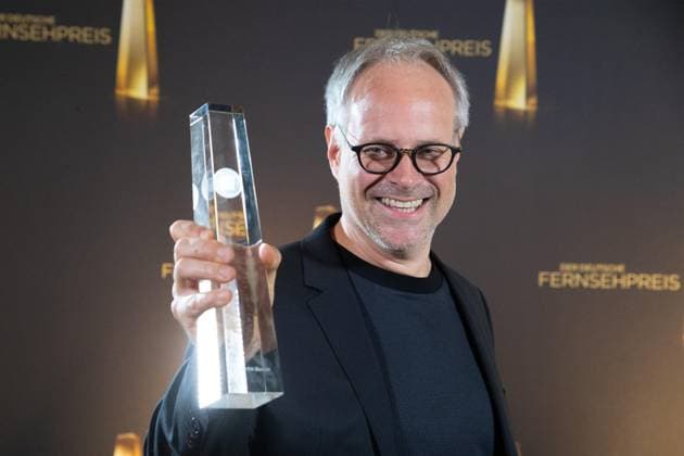 Martin MENZEL, Preistraeger Beste Montage Fiktion Verleihung des Deutschen Fernsehpreises, Die Nacht der Kreativen - Der Deutsche Fernsehpreis 2024, Deutscher Fernsehpreis 2024 in Koeln, am 24.09.2024.