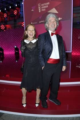 RECORD DATE NOT STATED Verleihung des Deutschen Gründerpreis im ZDF Hauptstadtstudio Annette Roeckl (Geschäftsfuhrerin Roeckl Handschuhe & Accessoires GmbH&Co. KG) und Alfred Theodor Ritter (Ritter Sport) bei der Verleihung des Deutschen Gründerpreis im ZDF-Hauptstadtstudio in in Berlin Copyright: xEventpressxTimmx
