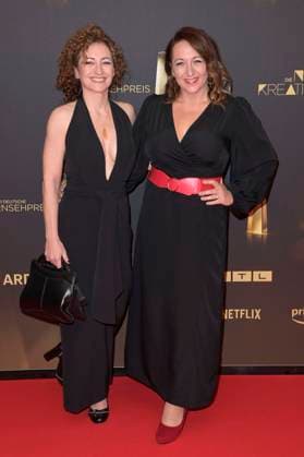 Janine Dauterich mit Schwester Luise Dauterich bei der Verleihung des Deutschen Fernsehpreises 2024 - Die Nacht der Kreativen in der Flora Köln. Köln, 24.09.2024