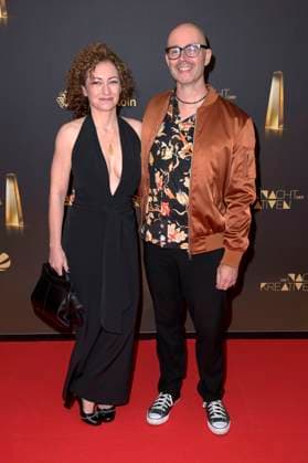 Janine Dauterich und Chris Wright bei der Verleihung des Deutschen Fernsehpreises 2024 - Die Nacht der Kreativen in der Flora Köln. Köln, 24.09.2024