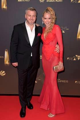 Marvin Kren mit Ehefrau Kirsten Hiller-Kren bei der Verleihung des Deutschen Fernsehpreises 2024 - Die Nacht der Kreativen in der Flora Köln. Köln, 24.09.2024