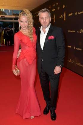 Marvin Kren mit Ehefrau Kirsten Hiller-Kren bei der Verleihung des Deutschen Fernsehpreises 2024 - Die Nacht der Kreativen in der Flora Köln. Köln, 24.09.2024