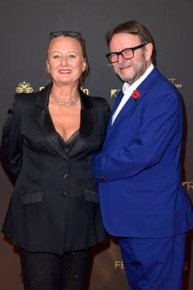Ute Biernat und Konstantin von Ahlefeld bei der Verleihung des Deutschen Fernsehpreises 2024 - Die Nacht der Kreativen in der Flora Köln. Köln, 24.09.2024