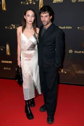 Clara Zoe My-Linh von Arnim und Aaron Altaras bei der Verleihung des Deutschen Fernsehpreises 2024 - Die Nacht der Kreativen in der Flora Köln. Köln, 24.09.2024
