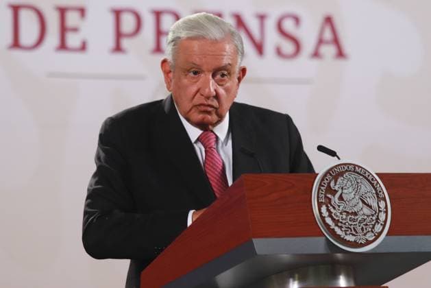 Mexican President Andres Manuel Lopez Obrador speaking about the letter he sent to the parents of the 43 missing Ayotzinapa normalistas, at the briefing conference in front the media, at the National Palace. on September 25, 2024 in Mexico City, Mexico. Mexico City Mexico - ZUMAe321 20240925_zia_e321_007 Copyright: xCarlosxSantiagox