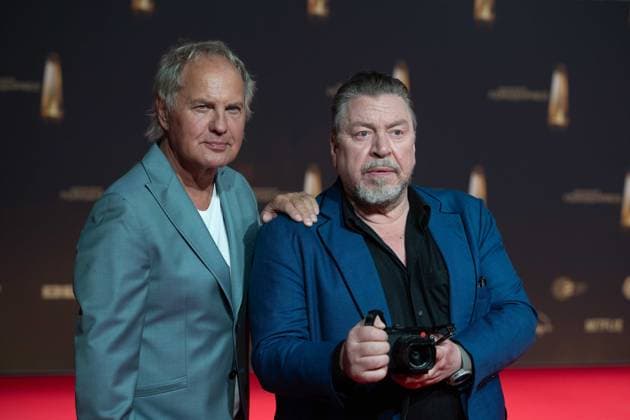 Roter Teppich, Red Carpet Show, Ankunft, arrival, Verleihung des Deutschen Fernsehpreises, Der Deutsche Fernsehpreis 2024, Deutscher Fernsehpreis 2024 in den MMC Studios Koeln, am 25.09.2024.