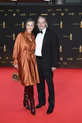 RECORD DATE NOT STATED Deutschen Fernsehpreis 2024 Stefan Jürgens mit Frau Boriana Rosenmüller beim Deutschen Fernsehpreis 2024 in den MMC Studios iin Köln Copyright: xEventpressxTimmx