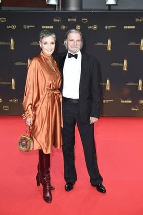 RECORD DATE NOT STATED Deutschen Fernsehpreis 2024 Stefan Jürgens mit Frau Boriana Rosenmüller beim Deutschen Fernsehpreis 2024 in den MMC Studios iin Köln Copyright: xEventpressxTimmx